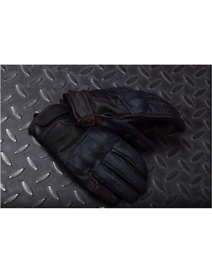 Motorcycles LEATHER & TEXTILE DENIM SHORT GLOVES FOR MOTORCYCLE , SCOOTER, QUAD ,WATERPROOF NEW